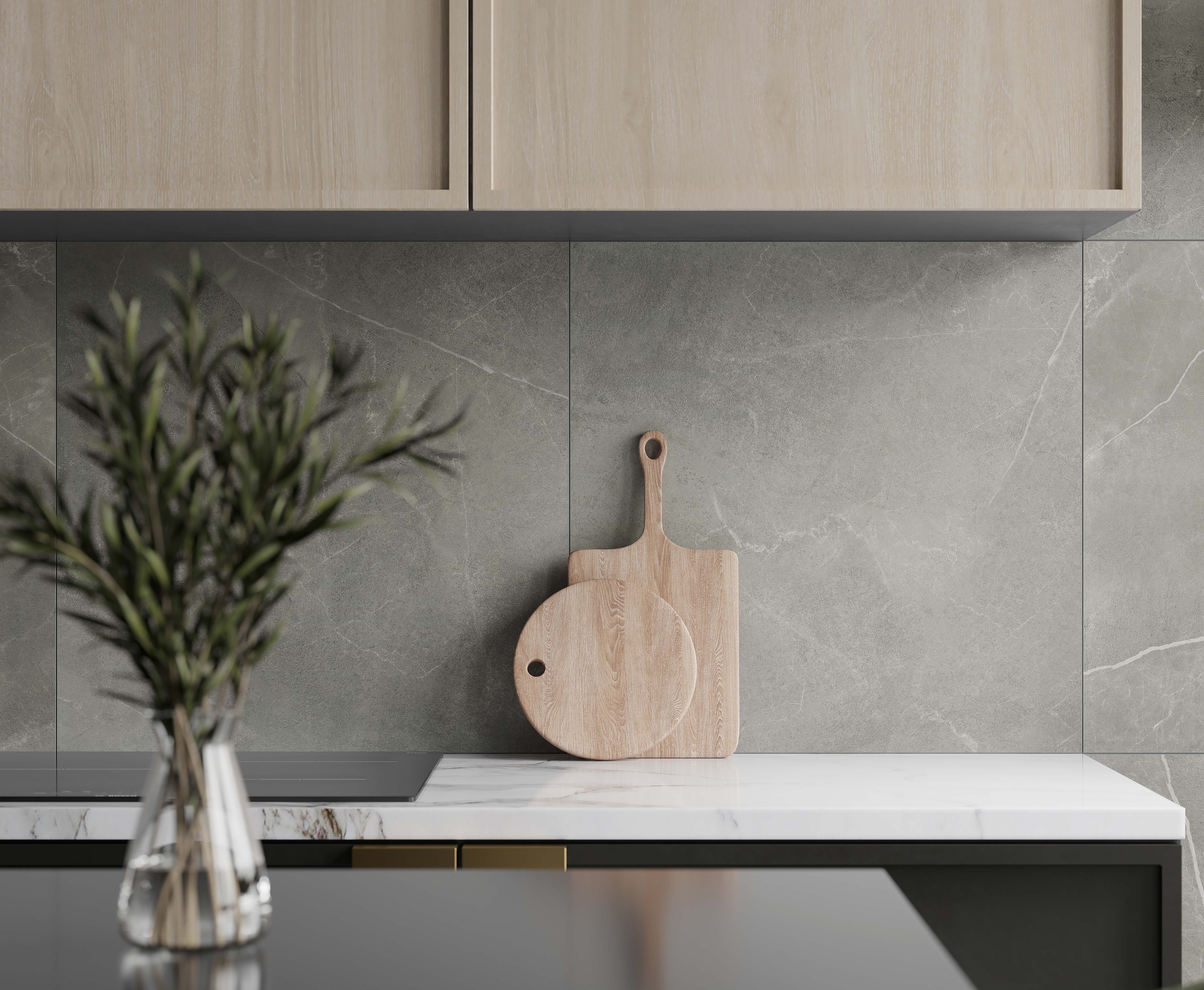 Optima gris керамогранит серый матовый 60x60