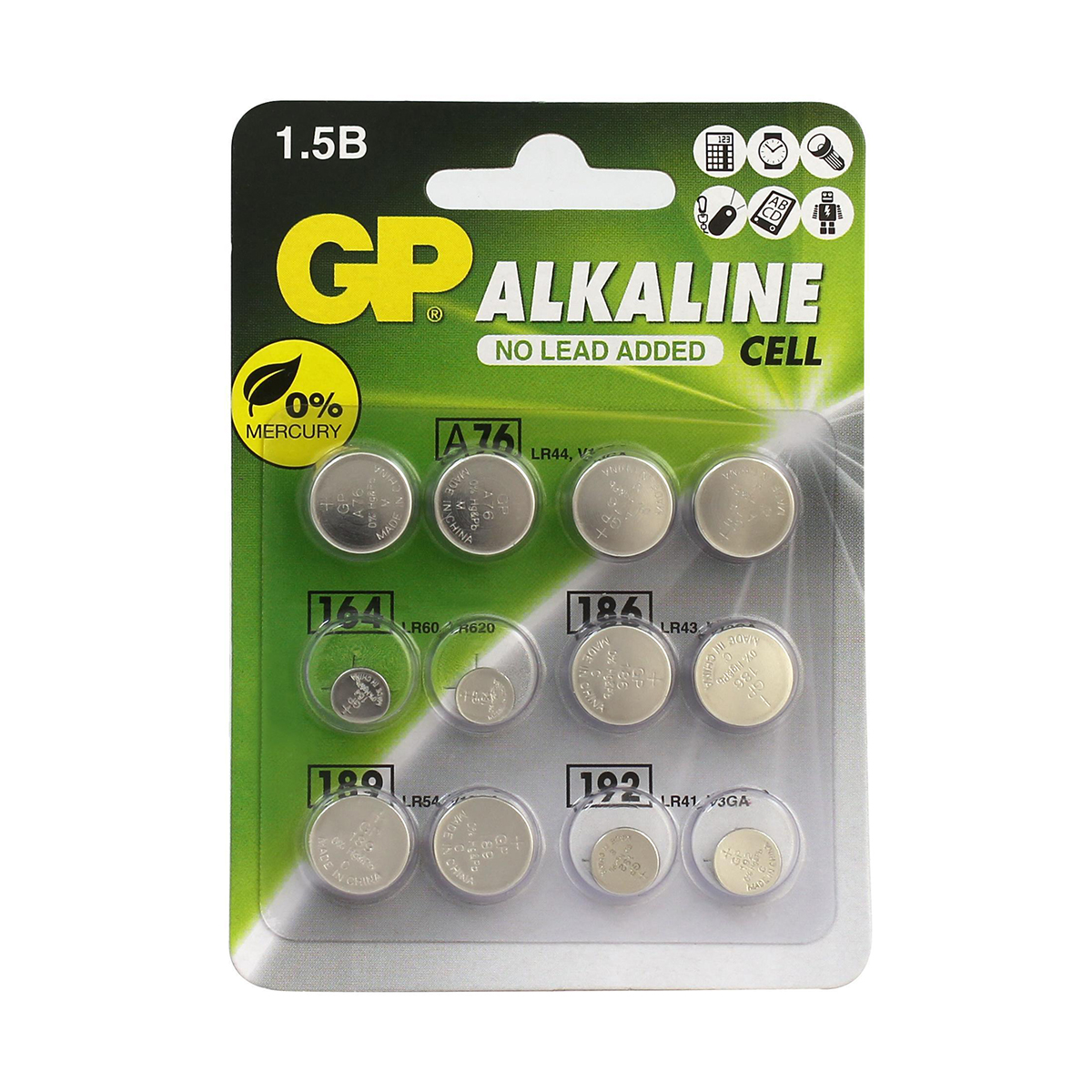 Батарейки gp alkaline acm01-cr12 набор 12 шт. в блистере (1/10/120)