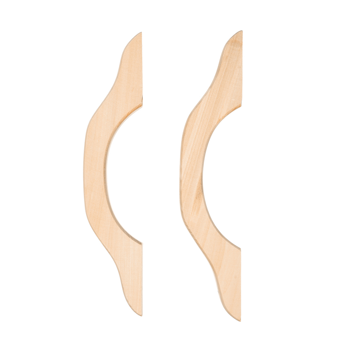 Ручка-скоба дверная 35 см (комплект 2 шт.), липа (1/20) "банные штучки" 3596