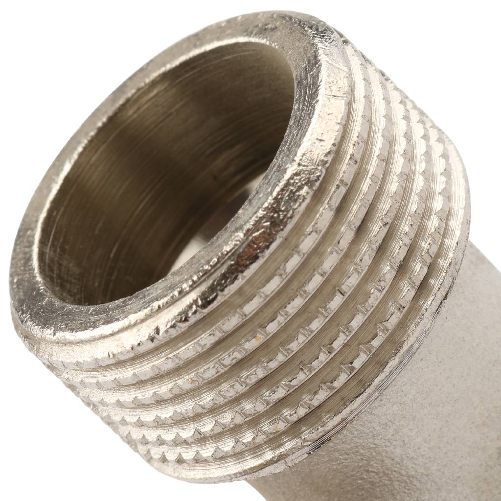 Тройник резьбовой НР 3/4" никель TIEMME