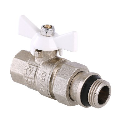 Кран шаровый с полусгоном и дополнительным уплотнением BASE 1/2'' ВН бабочка VALTEC