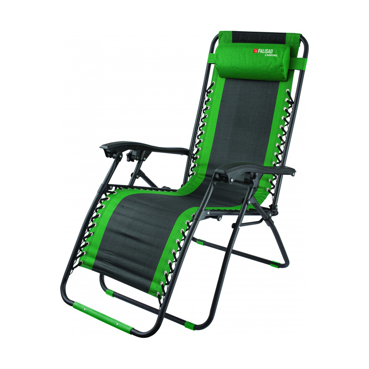 Кресло-шезлонг складное "camping" 160 х 63,5 х 109 cм, многопозиционное (1/2) "palisad"