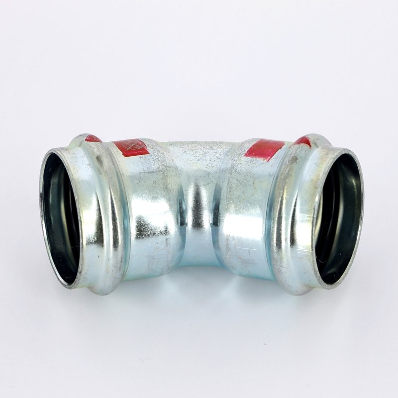 Угол пресс 45°35 оцинкованная сталь Prestabo VIEGA