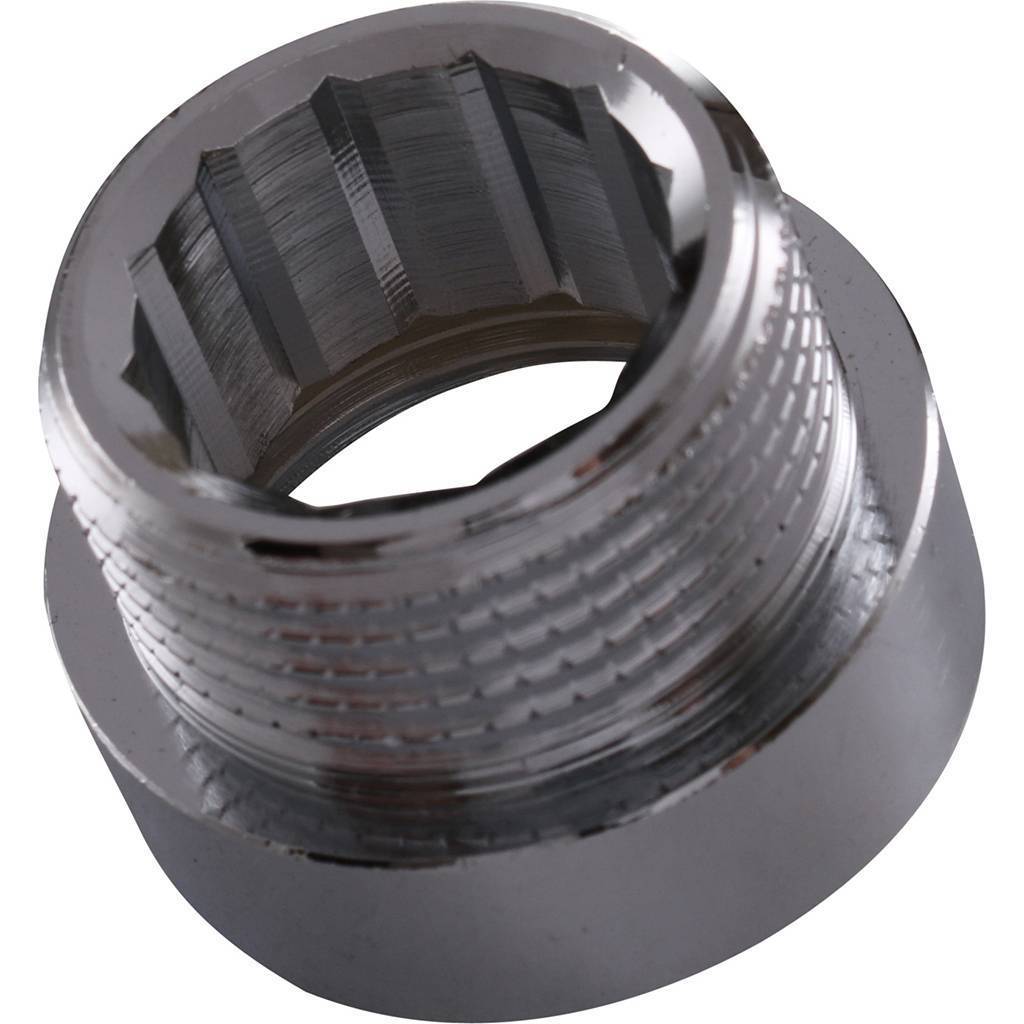 Удлинитель резьбовой 1/2" x 10 мм НР-ВР хромированный TIEMME
