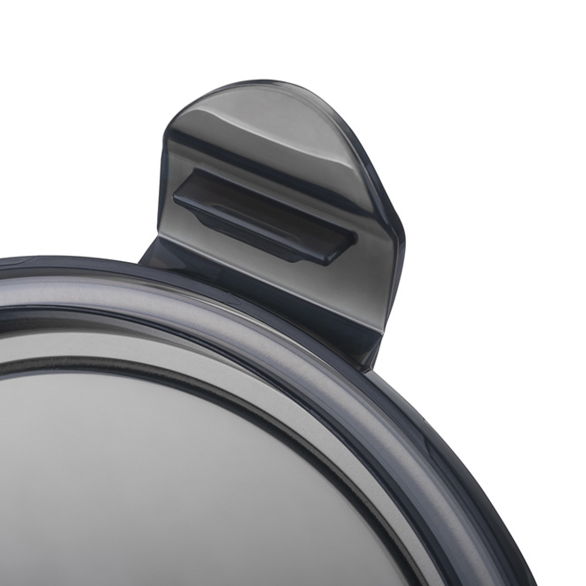 Контейнер для продуктов с клапаном "brilliant" 1,15 л круглый (черный) (1/12) "бытпласт"