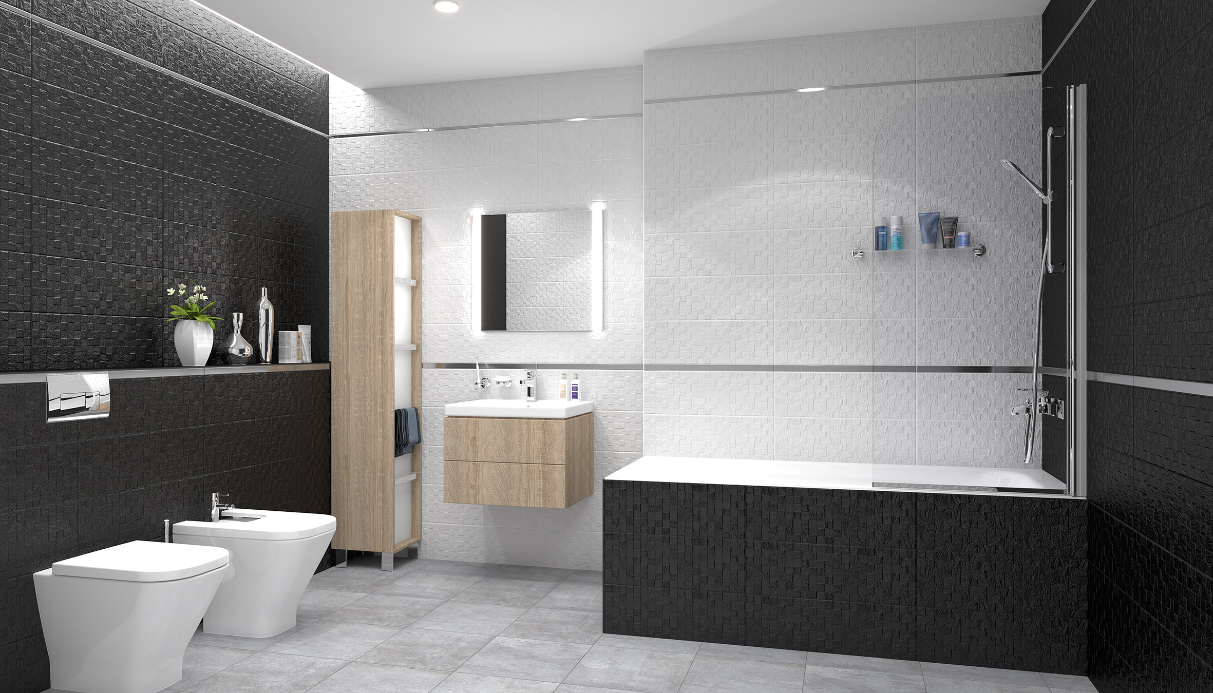 Eridan чёрный 17-01-04- 20x60