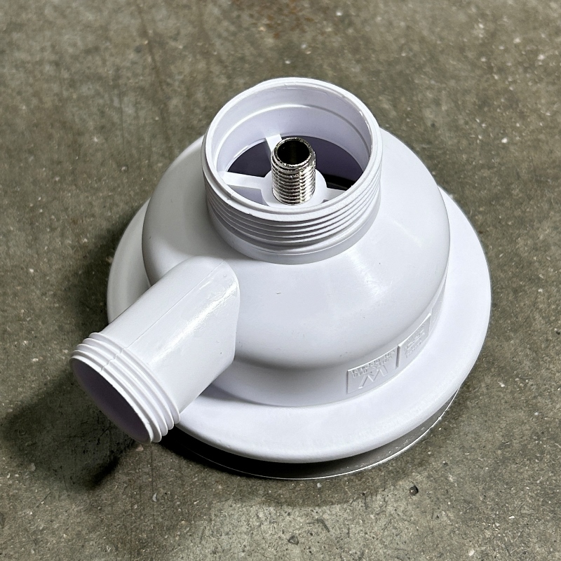 Слив McALPINE-перелив для раковины L=235 х 25 мм, прямоуг. отв., 113 мм реш., выход 1 1/2", хром