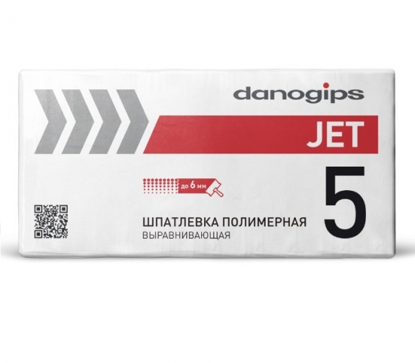 Шитрок шпатлевка полимерная Danogips JET 5 (Даногипс Джет 5) 25 кг