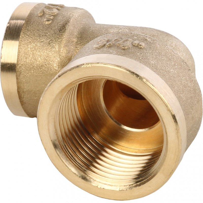Угол резьбовой редукционный ВР 3/4" х 1/2" латунь STOUT