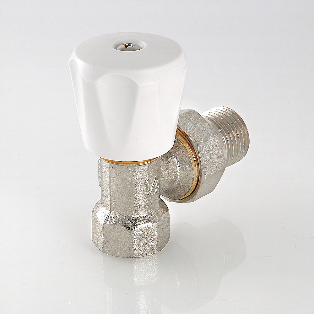 Клапан ВН ручной регулировочный угловой VALTEC 1/2" компактный