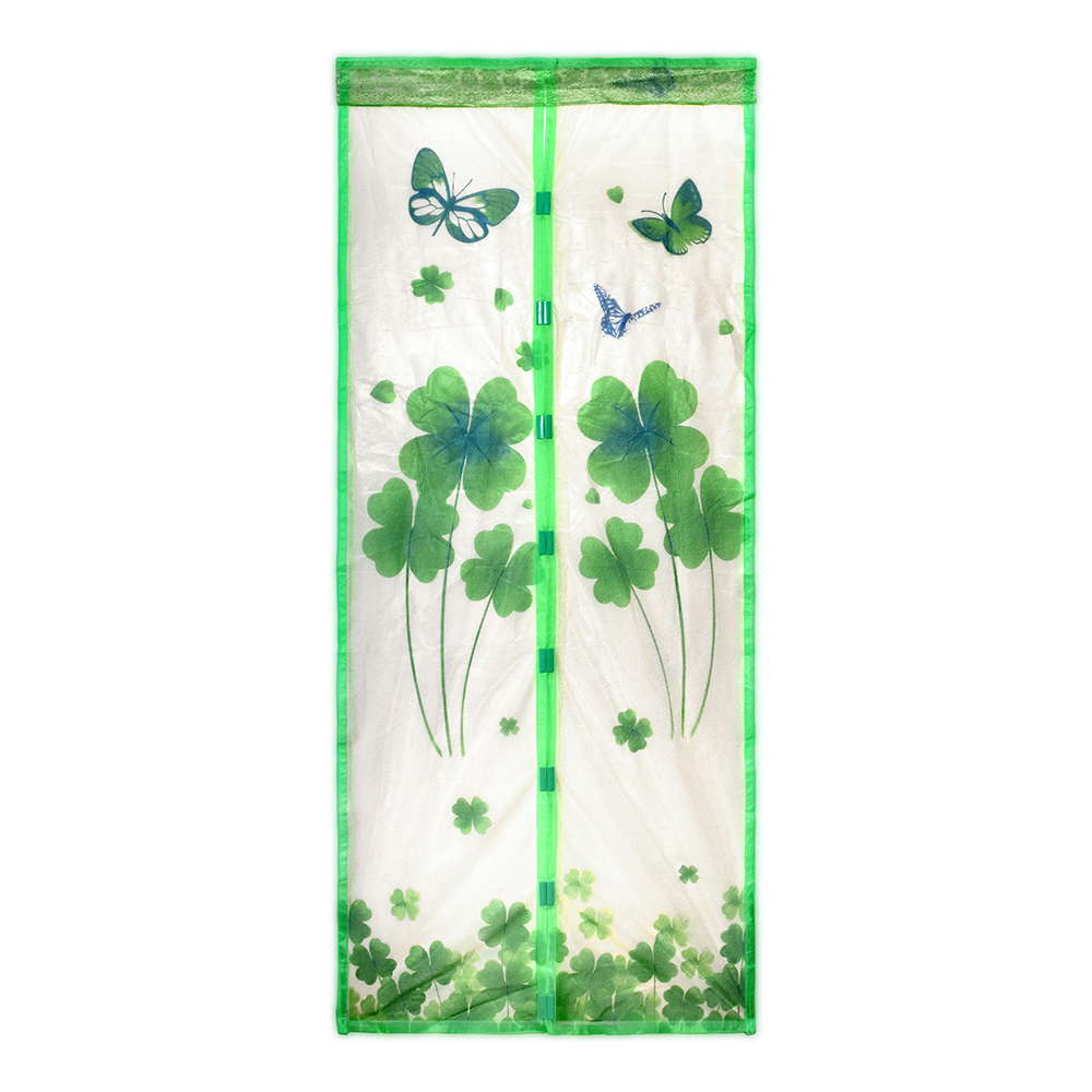 Сетка москитная 0,45*2,1 м  2 шт. с рисунком (на магнитах) (1/20) "help" 80006