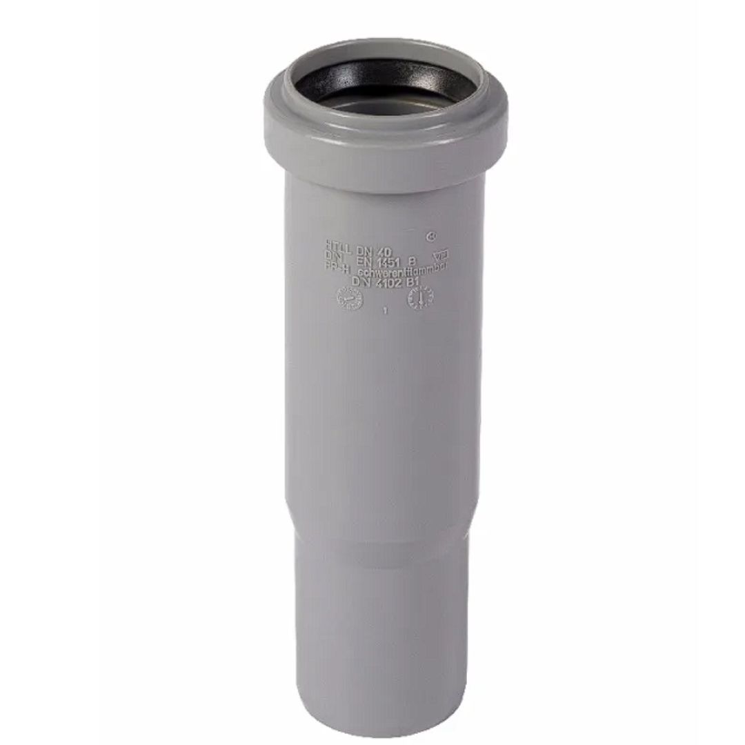 Патрубок канализационный 40 мм, L=155 мм, OSTENDORF компенсационный