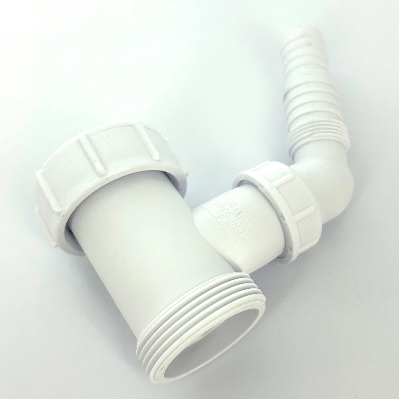 Муфта McALPINE 1 1/2" с адаптером под углом для подкл. слива бытовой техники