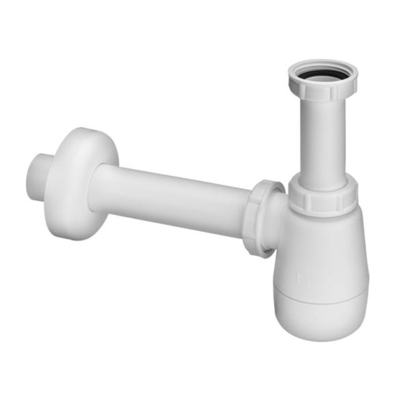 Сифон бутылочный для биде пластик 1"1/4 х 32 с горизонтальным отводом VIEGA
