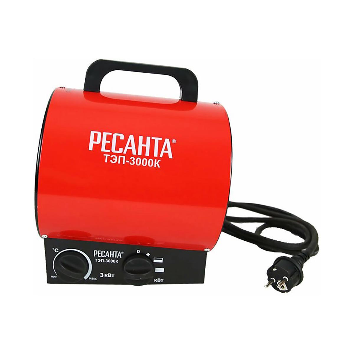Тепловая пушка электрич. тэп-3000к  3 квт (1) "ресанта"