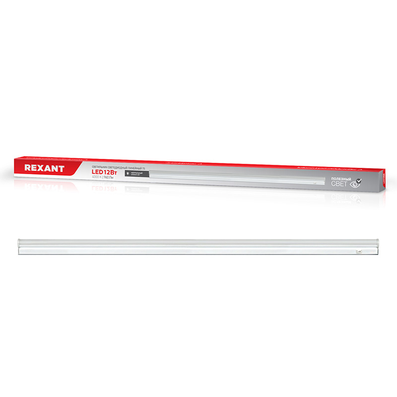 Светильник светодиод. "rexant" t5-01  869 мм 12 вт 960 лм 4000 k (1/25) 607-215