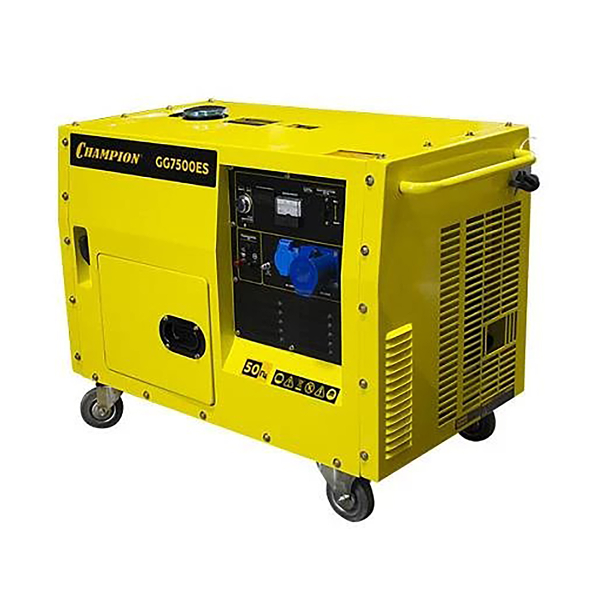 Генератор бензиновый gg7500es "champion"