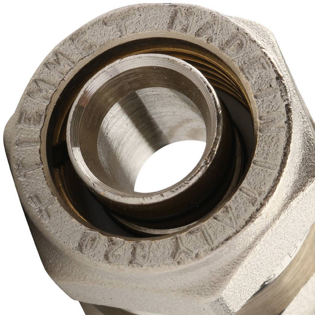 Обжимная муфта ВР 20 х 3/4" TIEMME для металлопластиковых труб