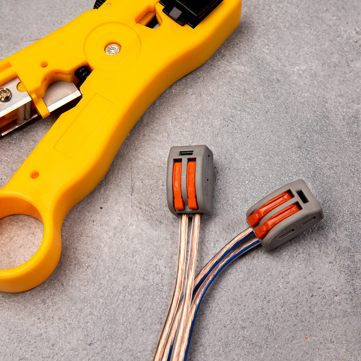 Клеммы универс. смк 222-412  2-проводные упак 20 шт. (серые) (1/10) "rexant" 07-5252-4-20