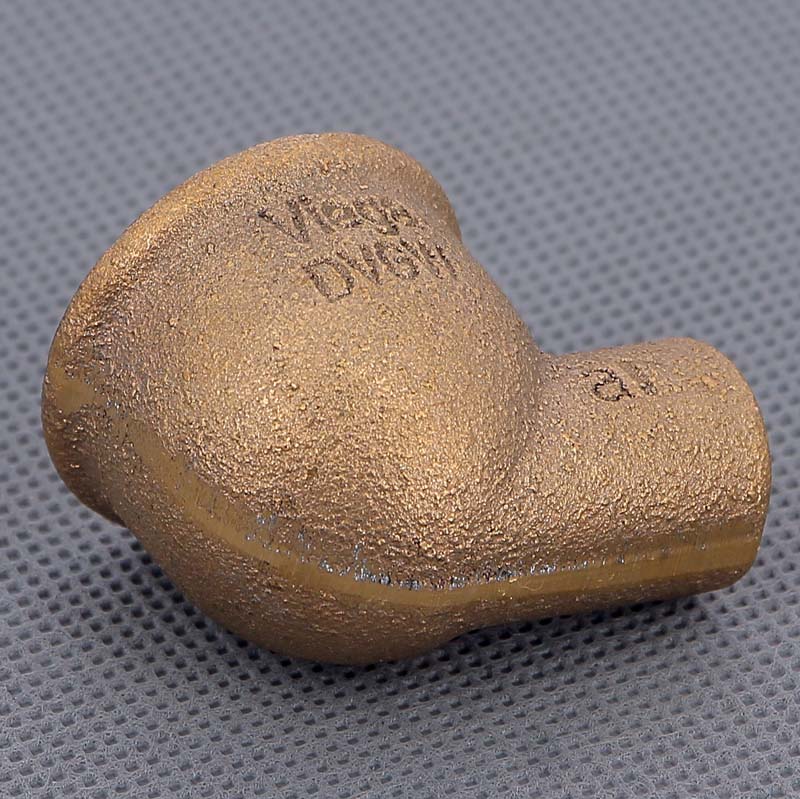 Угол 90° переходной пайка - ВР 15 x 3/4" VIEGA бронза