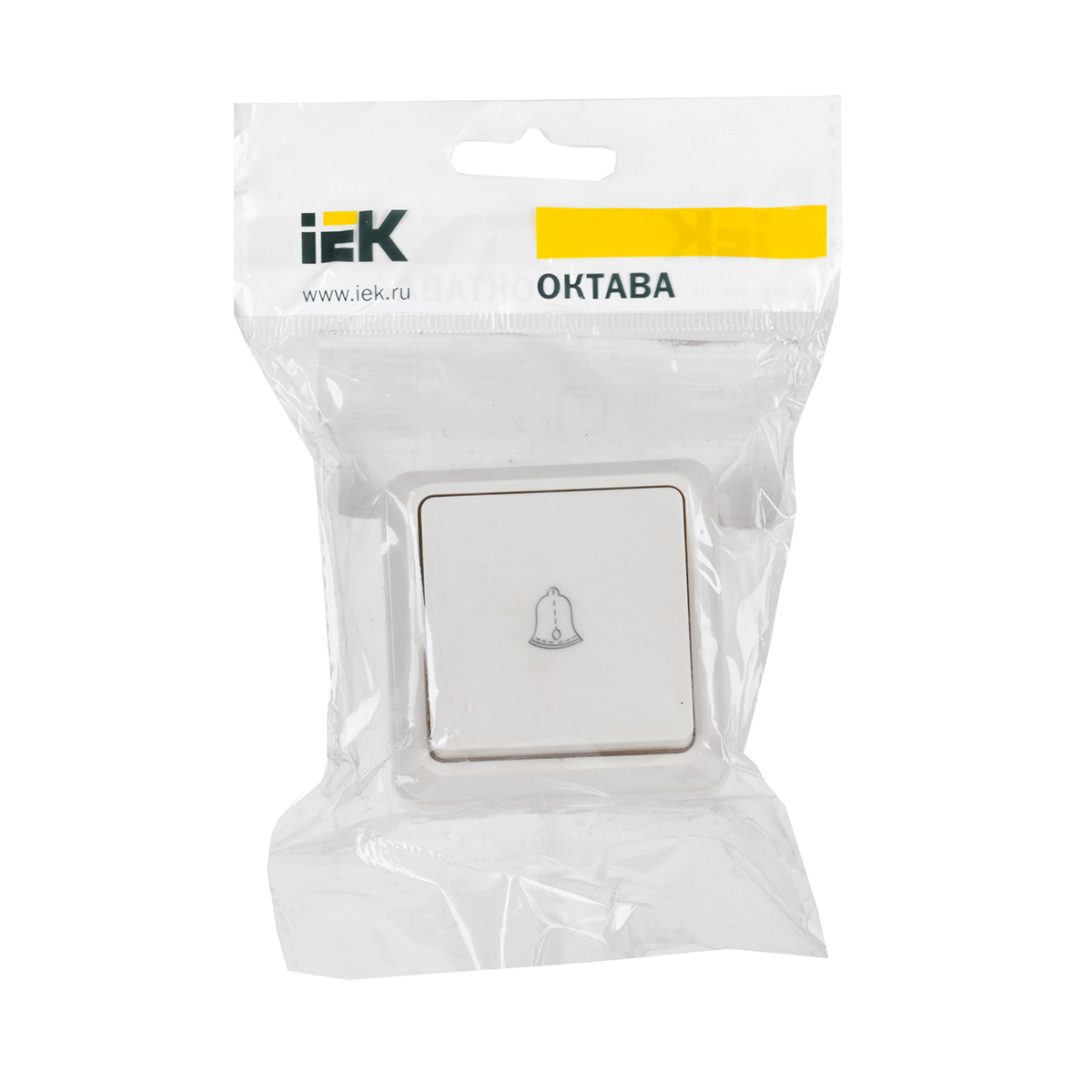 Выключатель открыт. уст. "октава" 1 кл. вск20-1-0-окм, 10а, кремовый (1/36/432) "iek"