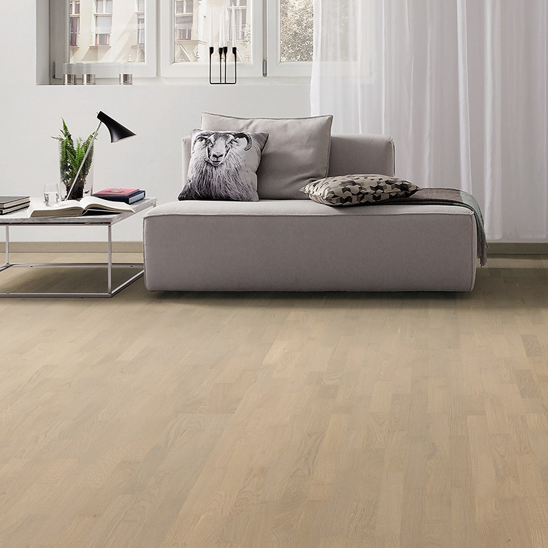 Паркетная доска Haro Series 4000 (5G) 538929 Дуб Песочно-Серый Маркант брашированный трехполосный Pm2200 x 180 x 13.5мм