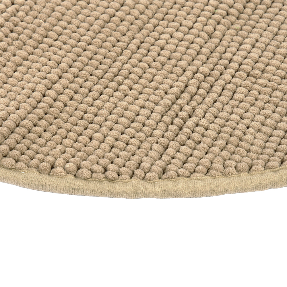 Коврик для ванной "spa" круглый d-55 см (бежевый) (1/10) "vortex" 24135