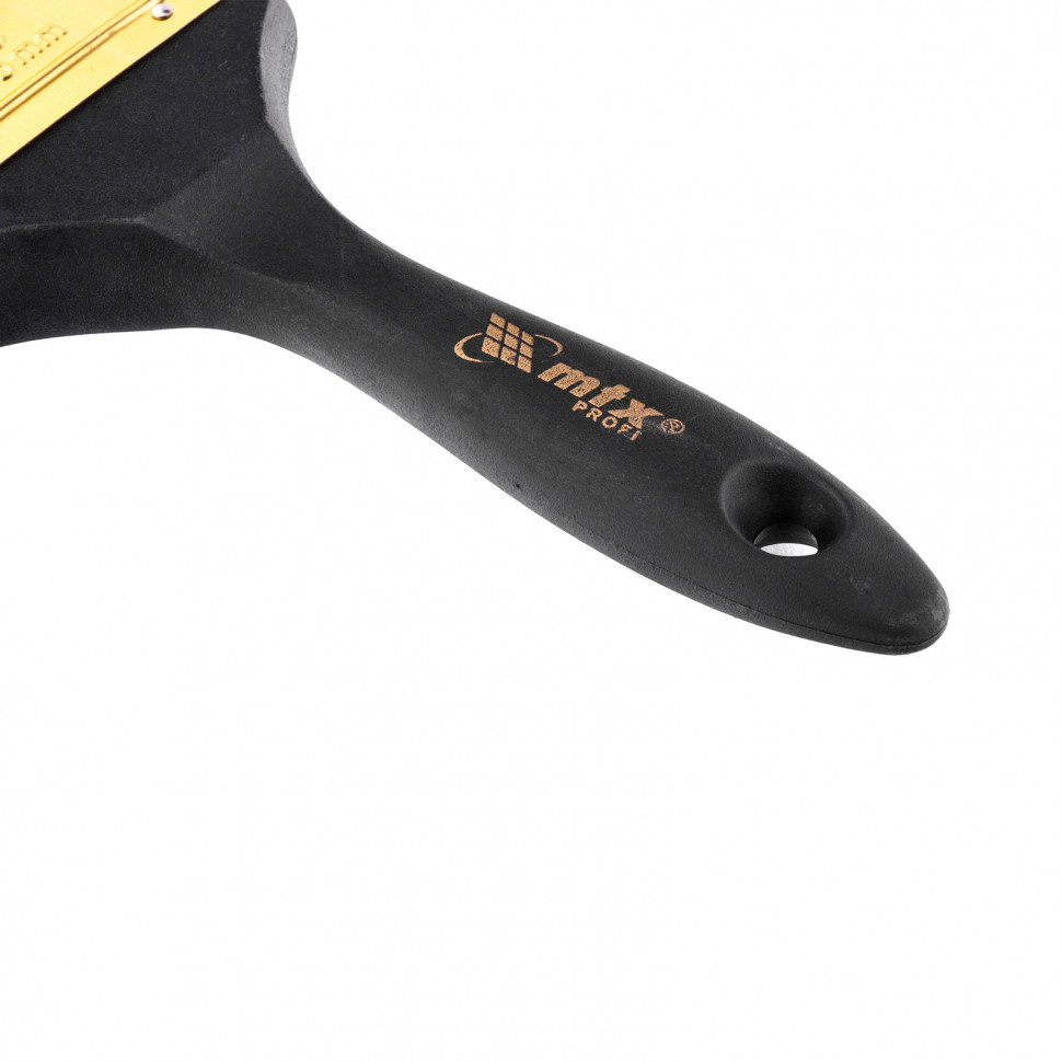 Кисть плоская "Профи" 1", натуральная щетина, пластмассовая ручка MTX (83160)