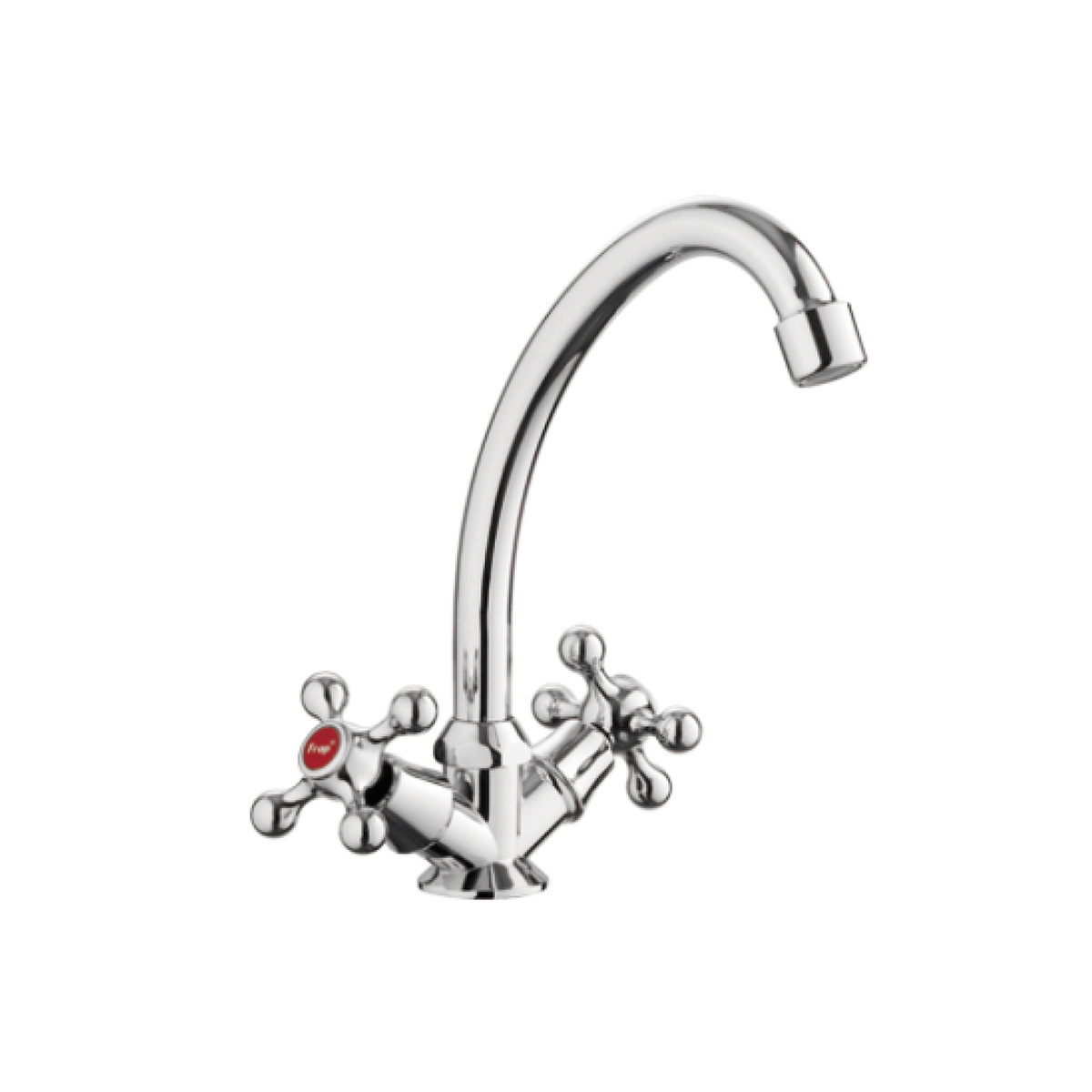 Смеситель для кухни f4008 хром (комплект 2 шт.) (1/20) "frap"