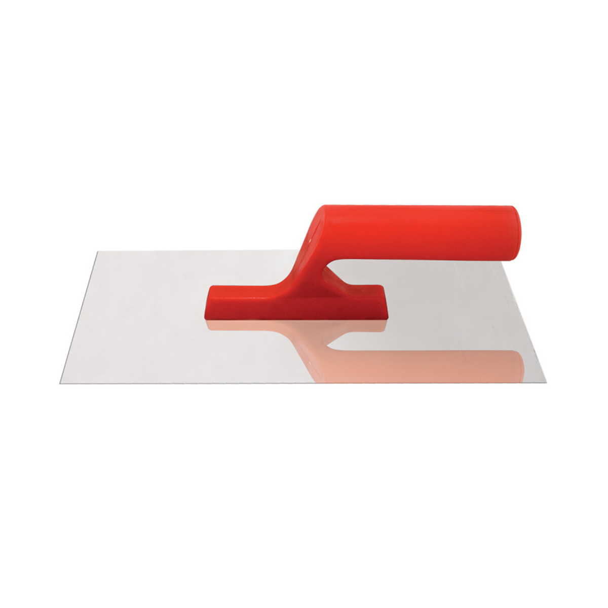 Гладилка прямая стальная 270 x 130 мм эргономичная пвх ручка (1/10/50) "beorol"