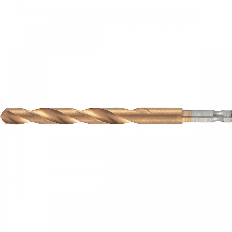 Сверло по металлу, 2 мм, HSS, нитридтитановое покрытие, шестигранный хвостовик Matrix (717202)
