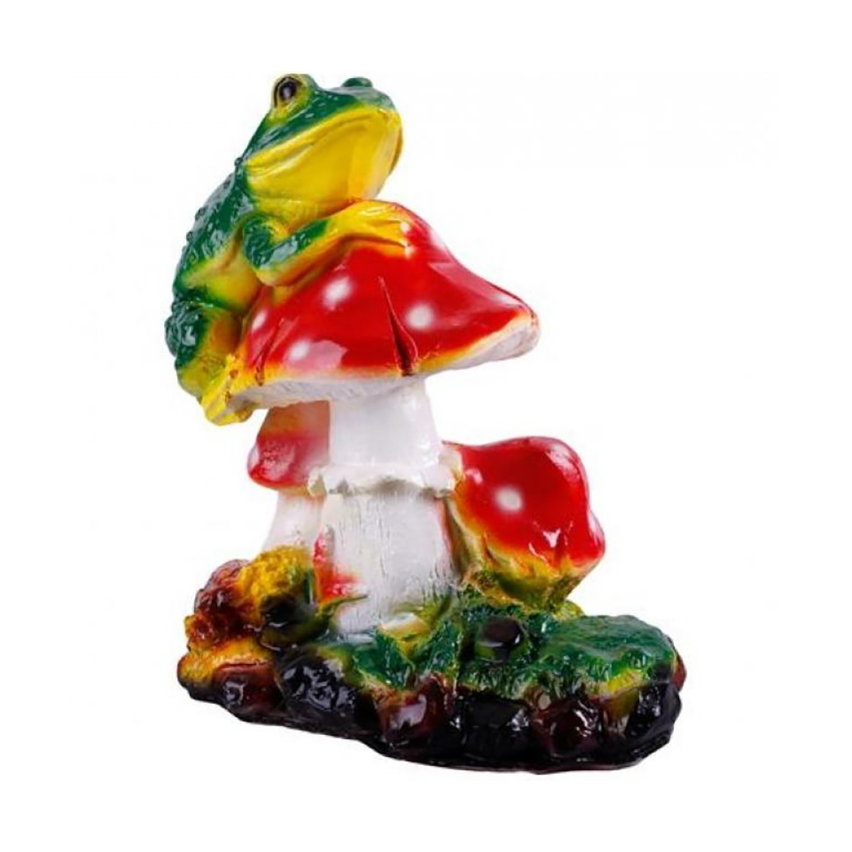 Фигурка садовая "три мухомора с лягушкой" 270*250 мм "гарденвилл"