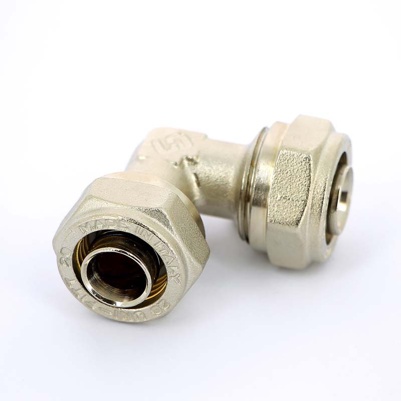 Обжимной равнопроходной угол 20 х 20 мм, 90° UNI-FITT