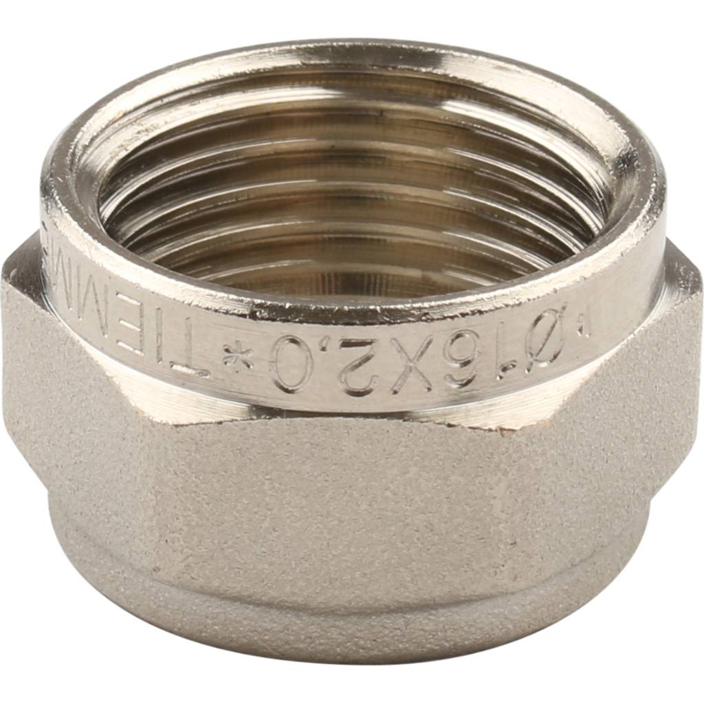 Тройник редукционный 20 x 16 x 16 под обжим TIEMME для металлопластиковых труб