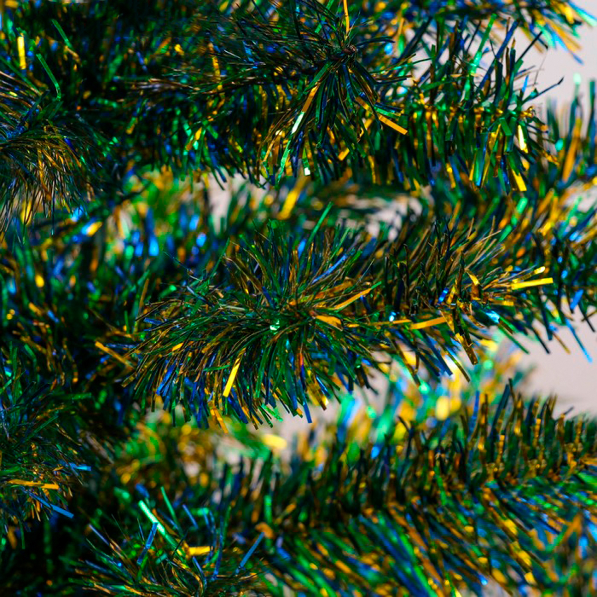 Ель декор. "радуга" 120 см, 110 веток (зеленая с синим) "зимнее волшебство" 703628