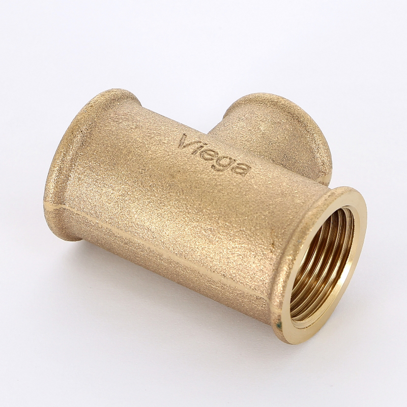 Тройник резьбовой (ВР) 2" x 1" x 2" бронза VIEGA (650773)