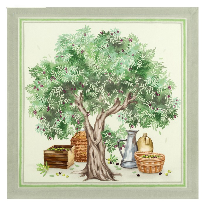 Набор столовый "этель" olivia (скатерть 220*150 см, салфетки 40*40 см 12 шт.) (1/6) 4136540