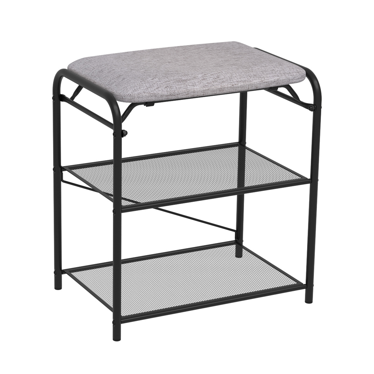 Подставка для обуви "гранада 13" 3 полки (300*450*500 мм) черный (1) пдог13с ч