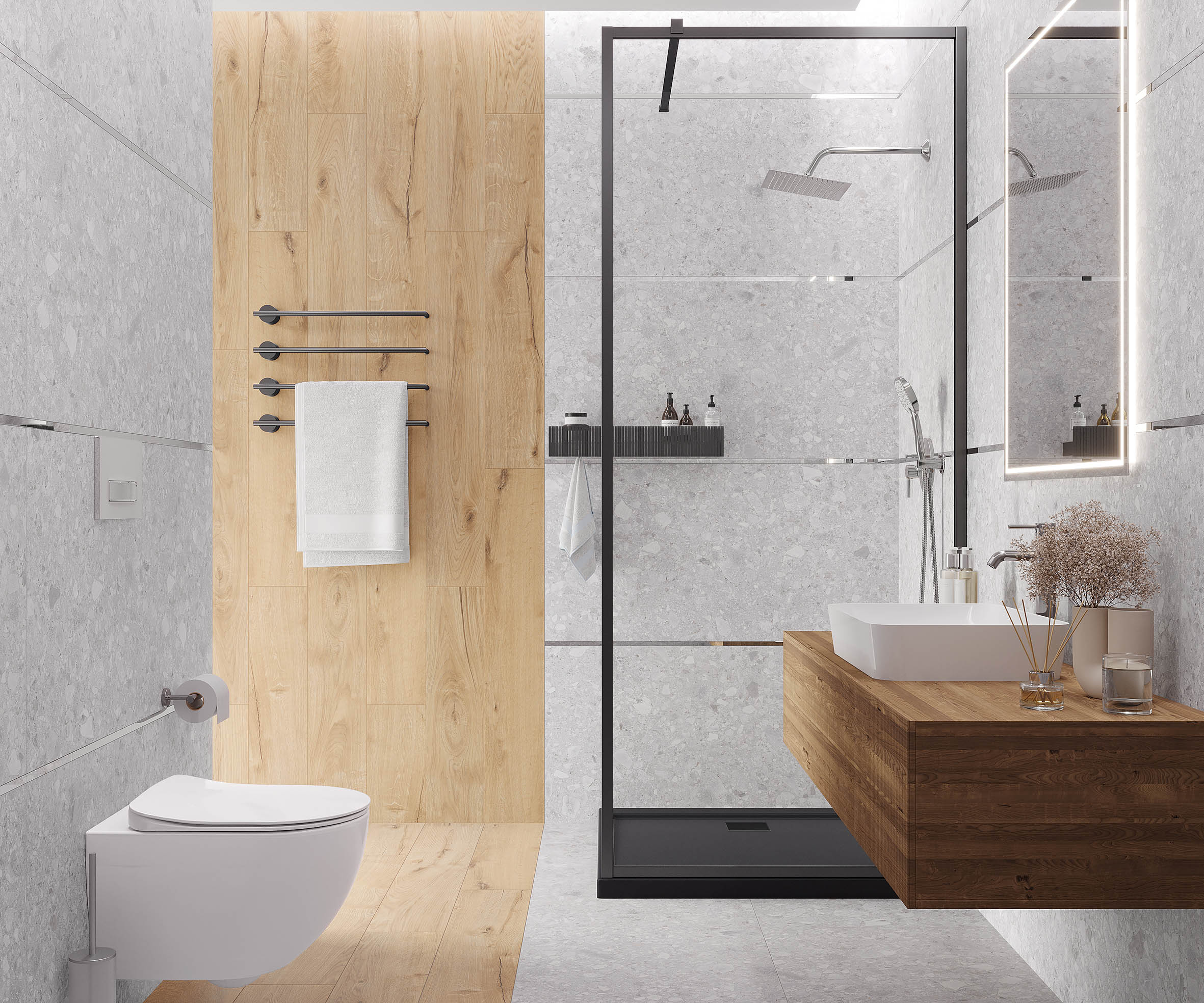 Matrix керамогранит светло-серый 59,70x119,70