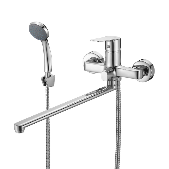 Смеситель для ванн  helic  длинный излив  (1/8) "milardo" helsb02m10