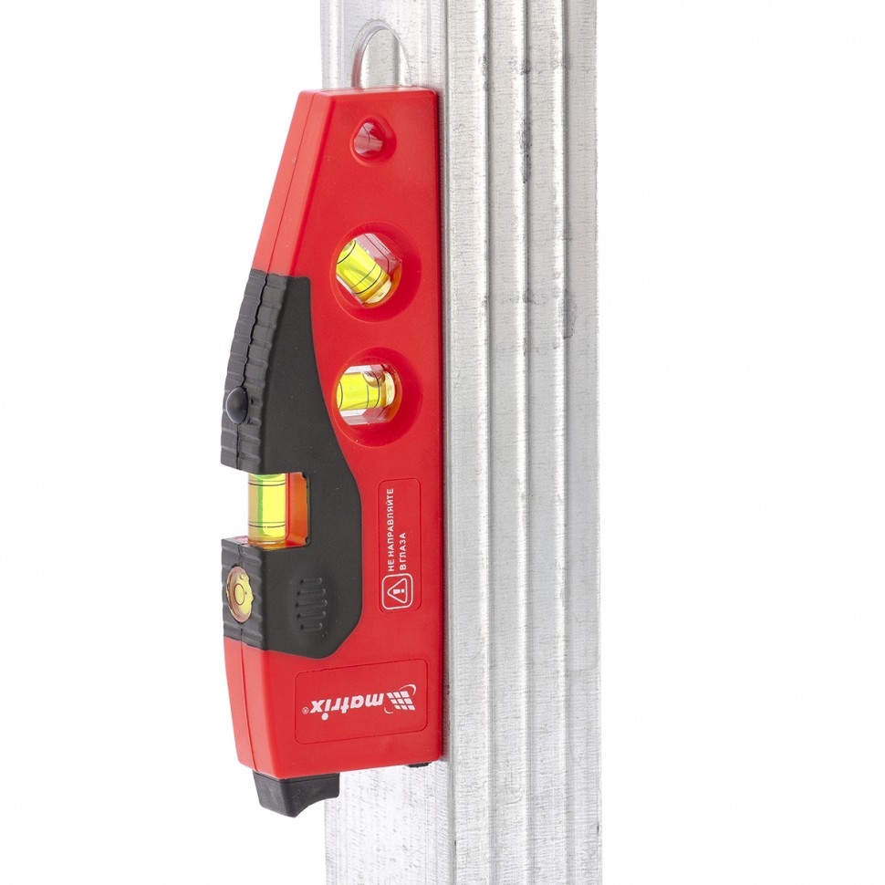 Уровень лазерный, 180 мм, 220 мм штатив, 4 глазка Matrix (35022)