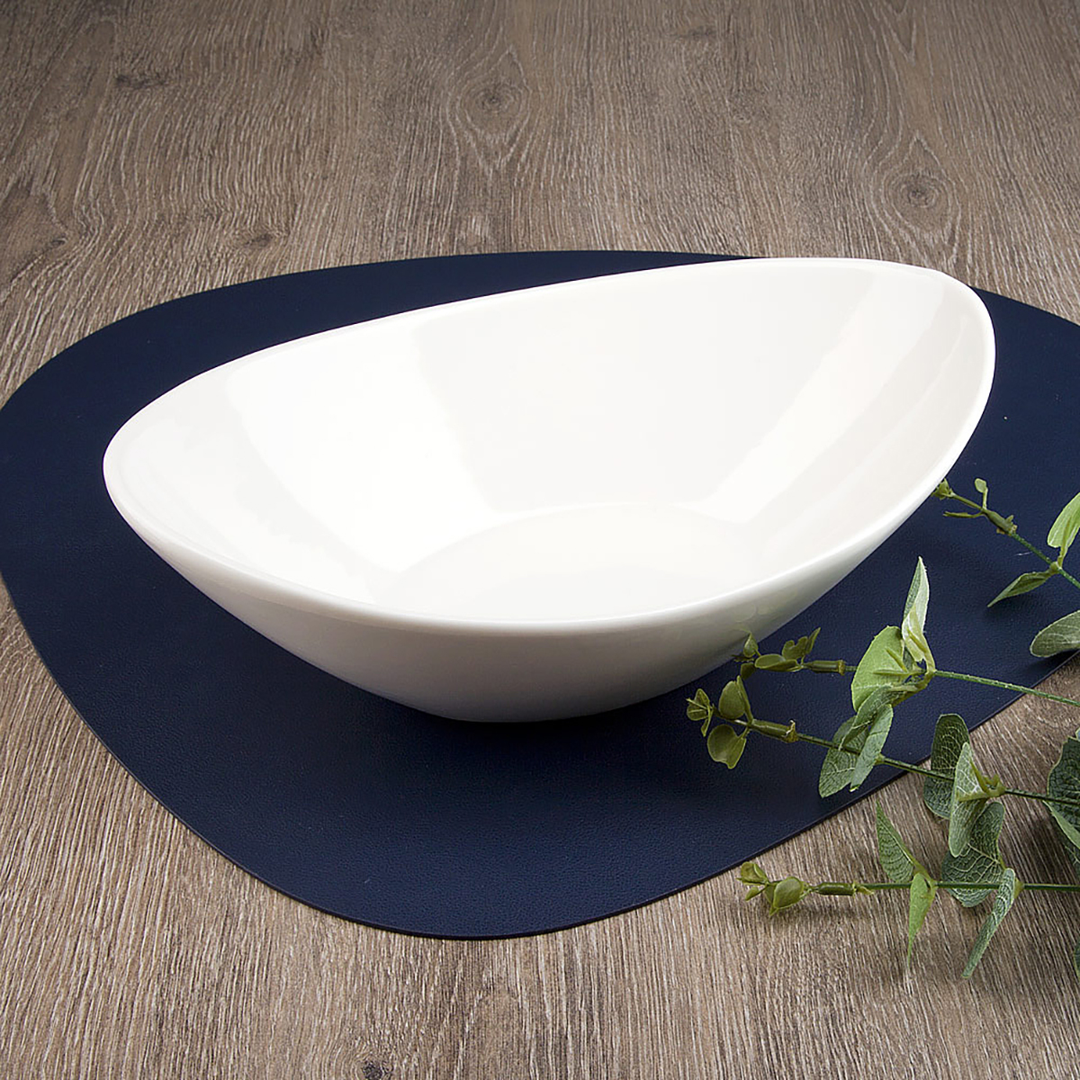 Салатник "маршмеллоу" 29*17*9,5 см, 1,2 л, фарфор (1/5/20) "nouvelle home" 0530114