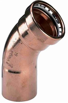 Угол-вставка пресс 64 нержавеющая сталь Sanpress Inox XL VIEGA