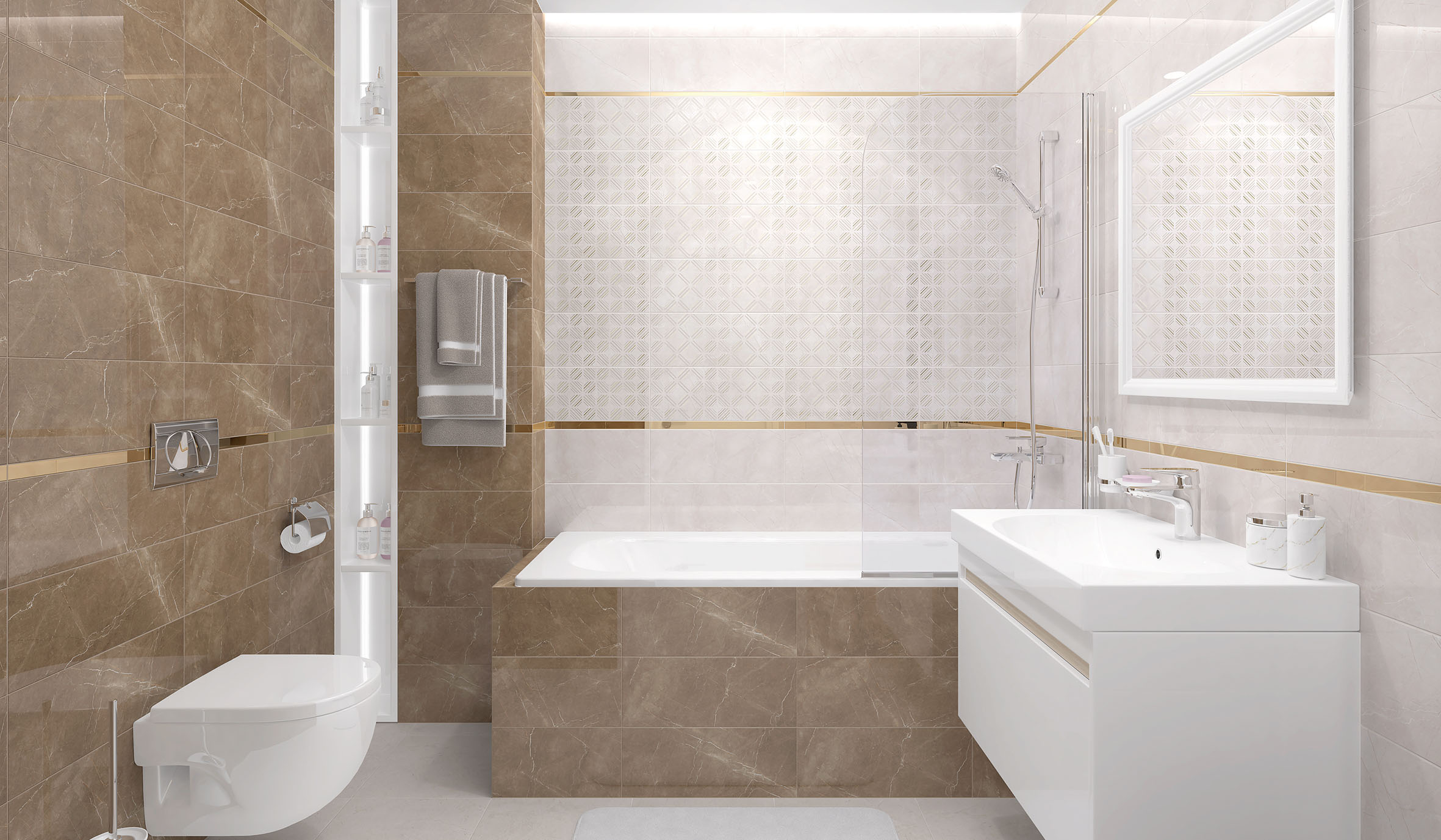 Fronda серый 20x50