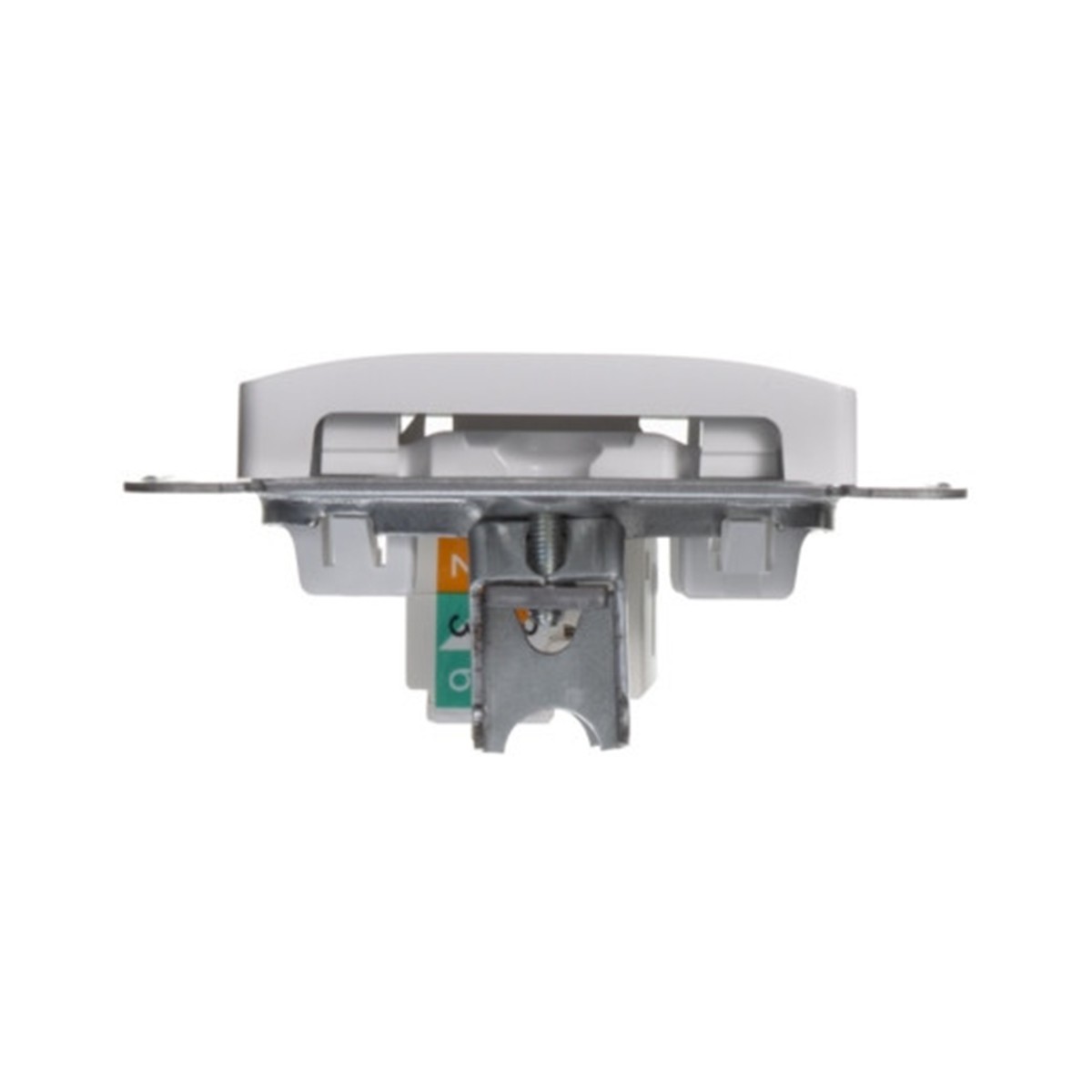 Розетка компьютерная "glossa" 1 местн. rj45 (механизм) белый (1/10/160) "schneider"