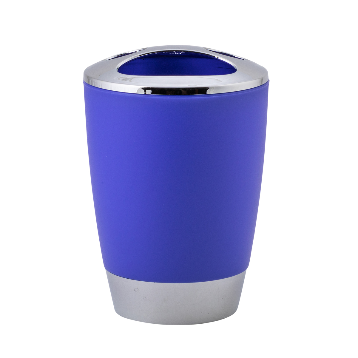 Стакан для ванной комнаты "альма" пласт. (синий) (1/12) "swensa" swp-2100bl-02