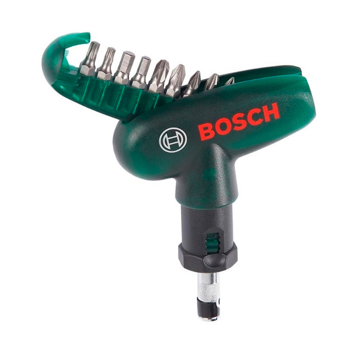 Отвертка карманная + 9 бит (1) "bosch" 2607019510