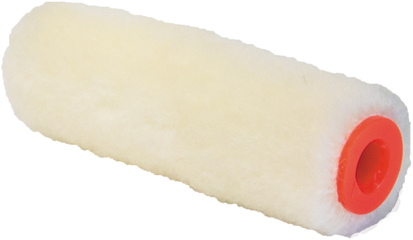 Мини-валик запасной велюр для лака  d16/ 70 мм (ворс 4 мм) бюгель 6 мм (1/250)  "krafor" 023-0070