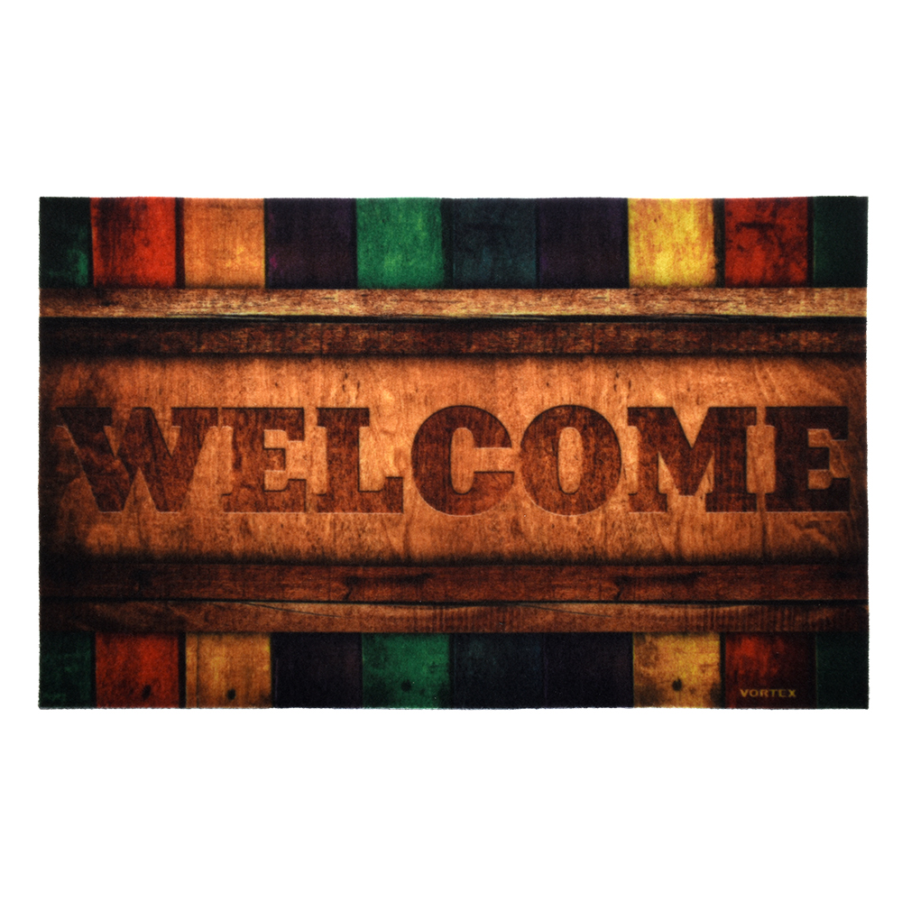 Коврик влаговпитывающий "samba" 50*80 см "welcome" (1/10) "vortex" 24154