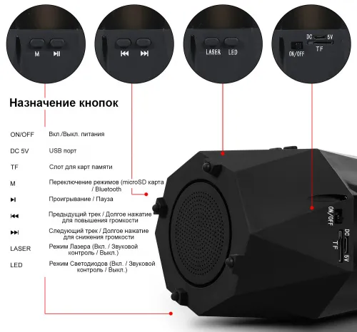 Домашний планетарий SITITEK Crystal Star, лазерный